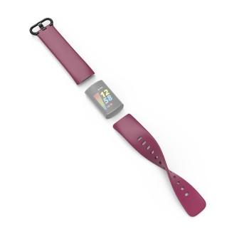 Armband für Fitbit Charge 5, Ersatz-Armband, universell, bord. - Hama