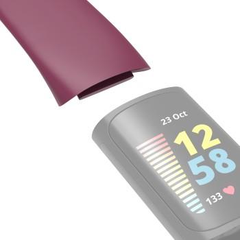 Armband für Fitbit Charge 5, Ersatz-Armband, universell, bord. - Hama