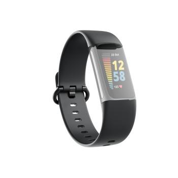 Armband für Fitbit Charge 5, Ersatz-Armband, universell, schwarz. - Hama