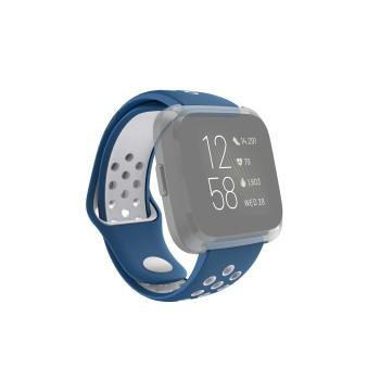 Sportarmband für Fitbit Versa 2/Versa (Lite), atmungsaktives Armband, bl. - Hama