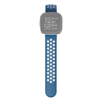 Sportarmband für Fitbit Versa 2/Versa (Lite), atmungsaktives Armband, bl. - Hama