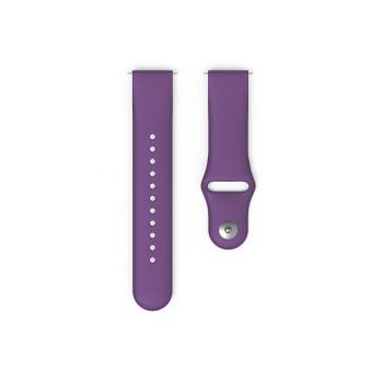 Armband für Fitbit Versa 2/Versa (Lite), Ersatz-Silikonarmband, lila - Hama