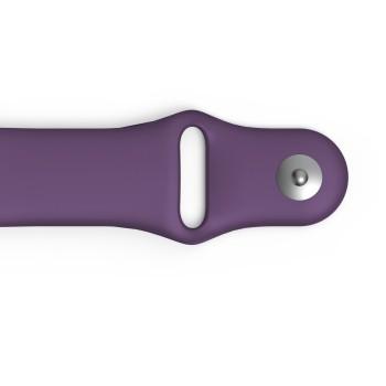 Armband für Fitbit Versa 2/Versa (Lite), Ersatz-Silikonarmband, lila - Hama