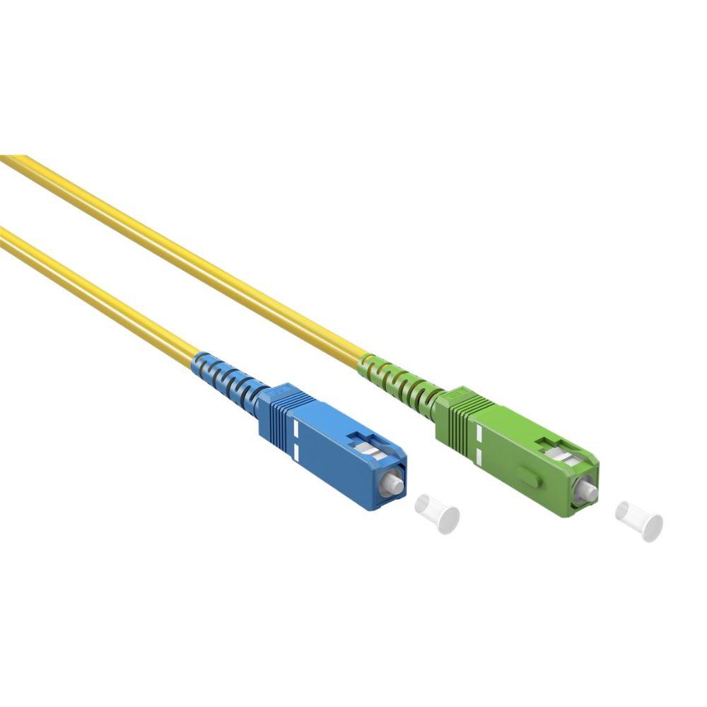 Glasfaserkabel - SC-APC - SC-UPC - Goobay