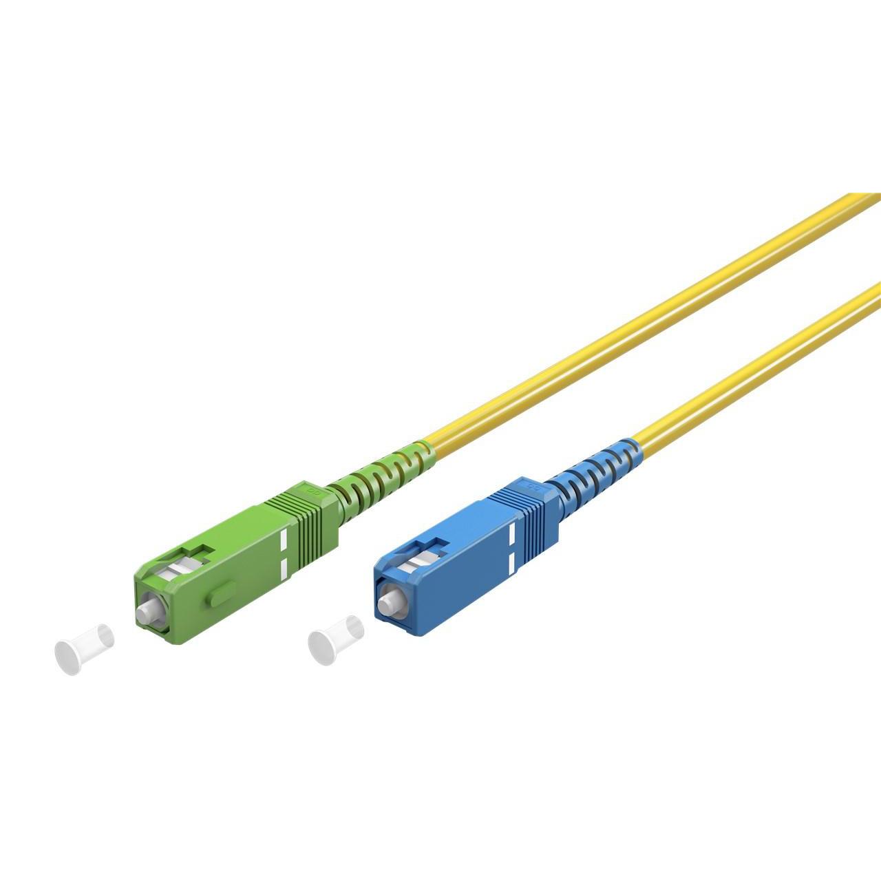 Glasfaserkabel - SC-APC - SC-UPC - Goobay