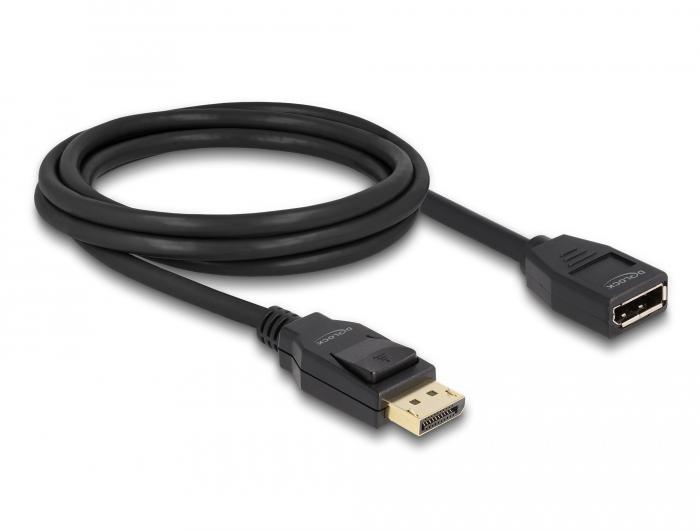 Delock DisplayPort 1.2 Verlängerungskabel 4K 60 Hz 2 m - Delock