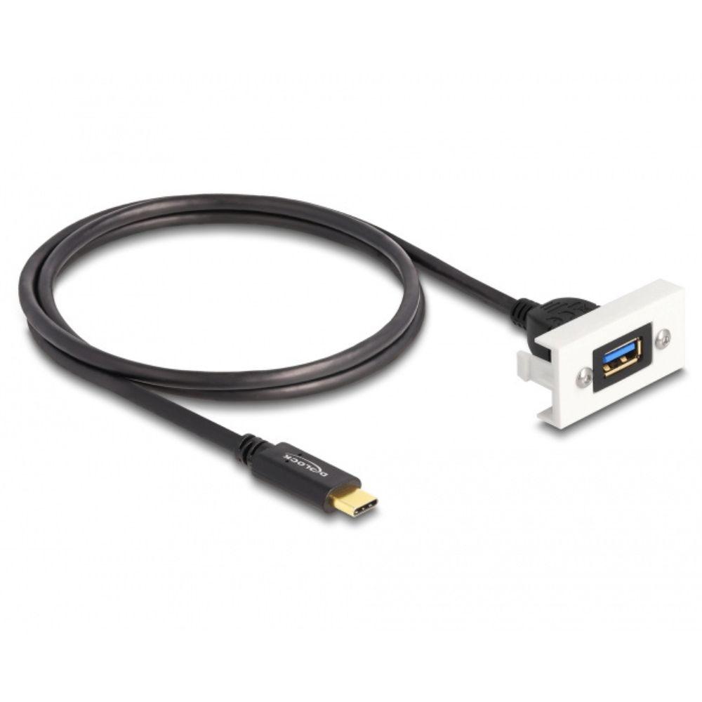 Delock Easy 45 Modul SuperSpeed USB 10 Gbps (USB 3.2 Gen 2) USB Typ-A Buch - Delock