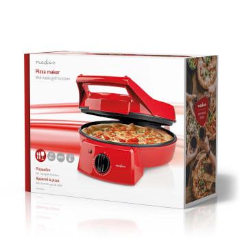 Pizzabäcker und Grill 30 cm einstellbare Temperatur 1800 W - Nedis