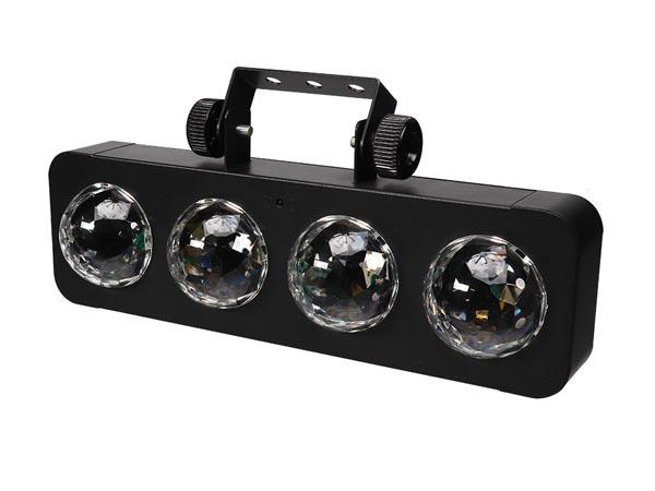 LED DJ FLOWER EFFECT - 4 x 3 W RGBA - HQ-Power