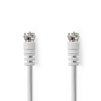 Satelliten- und Antennenkabel F-Male F-Male Vernickelt 75 Ohm - Nedis