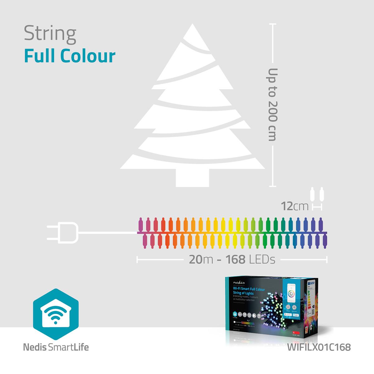 Intelligente Weihnachtsbeleuchtung - Nedis