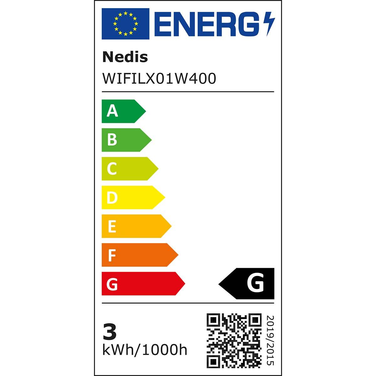 SmartLife Dekorative LED Kabel Wi-Fi Warmweiß 400 LEDs 20,0 m - Nedis