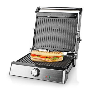 Kontaktgrill 2000 W 29 x 23 cm Einstellbare Temperatur Kunststoff /