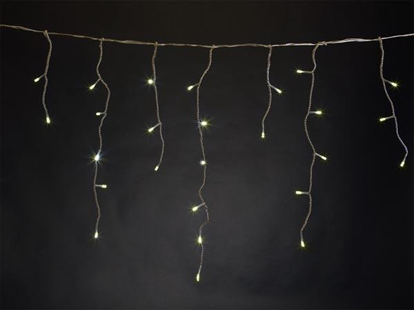 RANA LED - 2 x 1,3 m - 150 LEDs - warmweiß - transparentes Kabel - 24 V - Vellight