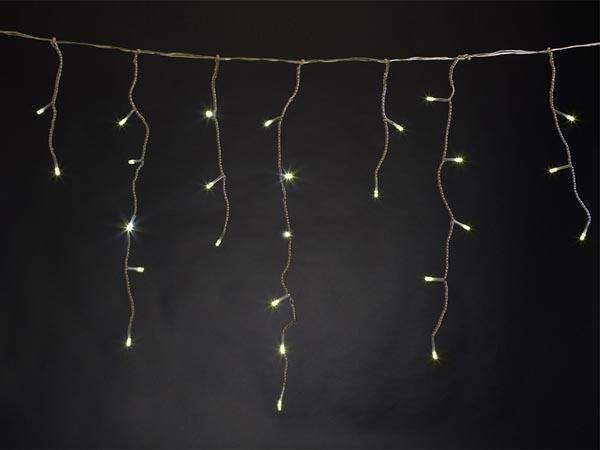 RANA LED - 4 x 1,3 m - 300 LEDs - warmweiß - transparentes Kabel - 24 V - Vellight