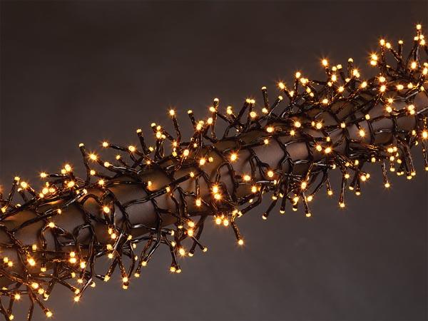 KUMA LED - 12 m - 1020 LEDs - Arizona Weiß - schwarzes Kabel - Modulator - 31 V - Vellight