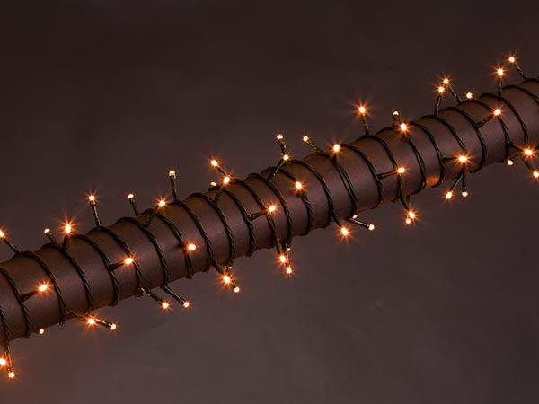 Luna LED - 40 m - 600 LEDs - Arizona Weiß - grünes Kabel - 24 V - Vellight