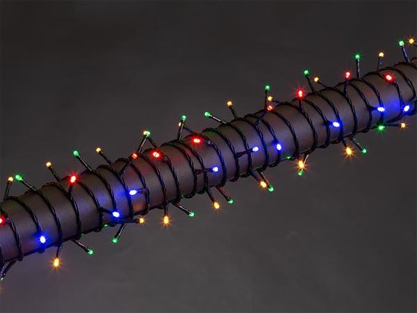 WEGA LED - 12 m - 80 LEDs - mehrfarbig - grünes Kabel - 24 V - Vellight