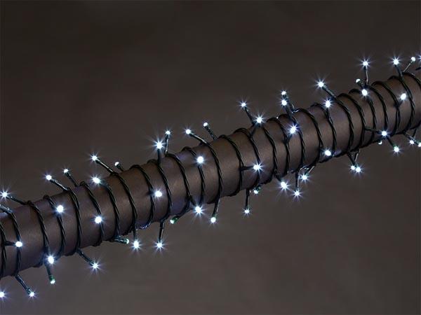 STELLA LED - 40 m - 600 LEDs - weiß - grünes Kabel - 24 V - Vellight