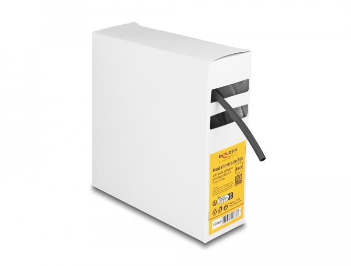 Delock Schrumpfschlauchbox, mit Innenkleber, Schrumpfverhältnis 4:1, 5 m x - Delock