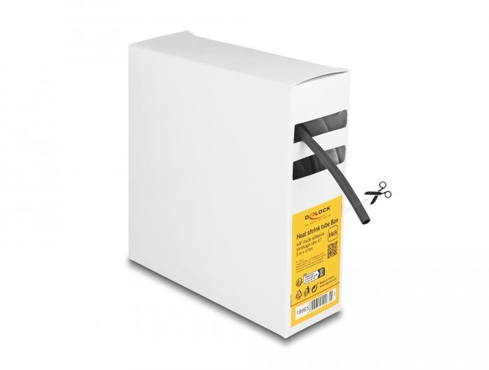 Delock Schrumpfschlauchbox, mit Innenkleber, Schrumpfverhältnis 4:1, 5 m x - Delock