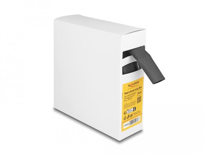 Delock Schrumpfschlauchbox, mit Innenkleber, Schrumpfverhältnis 4:1, 5 m x - Delock