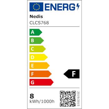 Dekorative Beleuchtung Cluster 768 LEDs Warmweiß 5,60 m Licht - Nedis