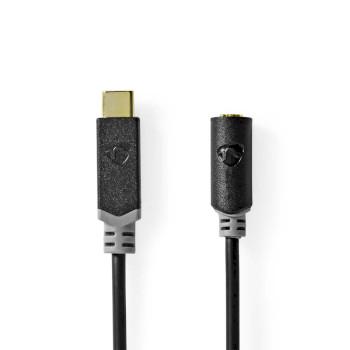 USB-C™ Adapter USB 2.0 USB-C™ Stecker 3,5 mm Buchse 1,00 m Rund - Nedis