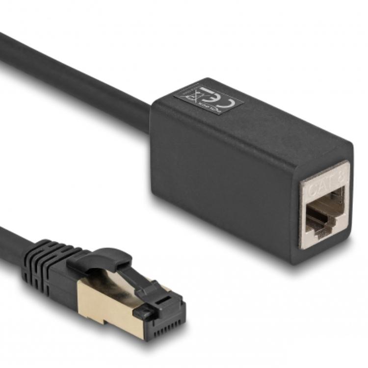Delock Netzwerkverlängerungskabel RJ45-Stecker auf RJ45-Buchse Cat.8.1 S/ - Delock