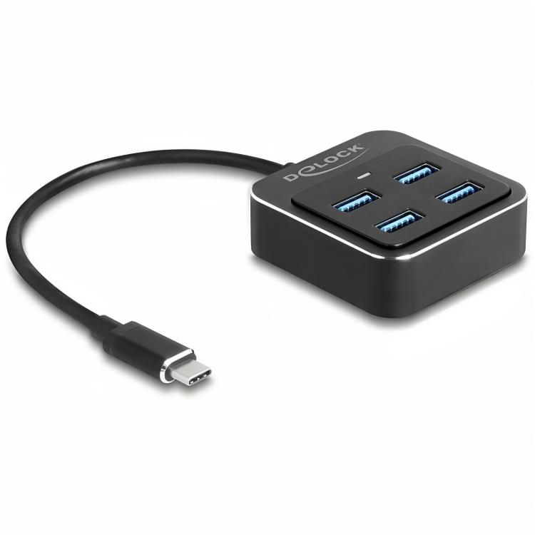 USB-Hub - 4 Anschlüsse - Delock