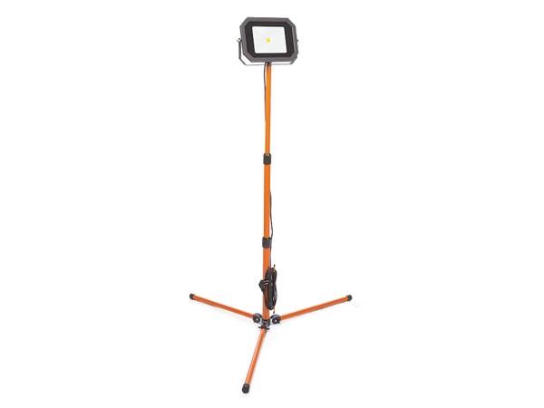 TRAGBARE LED-ARBEITSLEUCHTE AUF STATIV - 50 W - 4000 K - 5 m Kabel + EU-Stecker - Perel