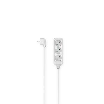 Steckdose, 3-fach, 1,4 m, weiß - Hama