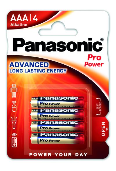 Panasonic Pro Power alkaline AAA Blister 4 - Panasonic