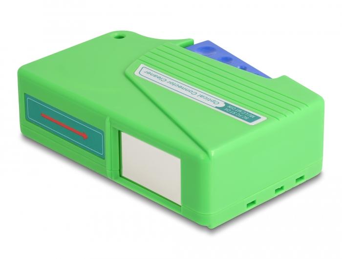 Delock Glasvezelreinigingscassette für Glasfaser-Steckverbinder.