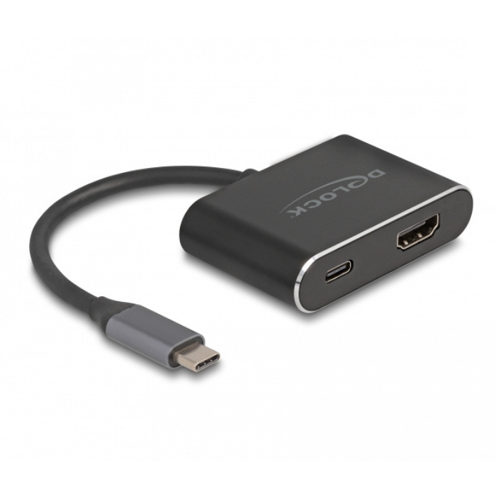 Delock USB Typ-C™ Adapter zu HDMI (DP Alt Mode) 8K mit HDR und Power De
