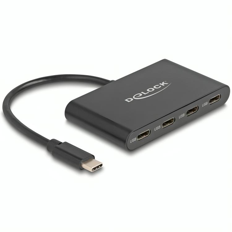 USB C Hub mit 4× USB C Anschlüssen