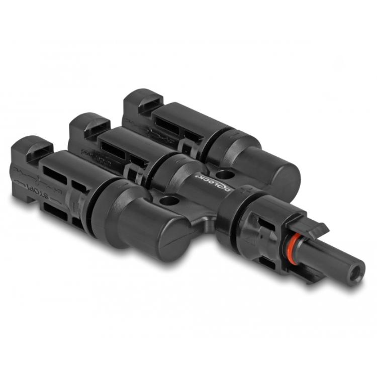 Delock DL4 Sonnen-Steckverbinder 1 x Buchse auf 3 x Stecker