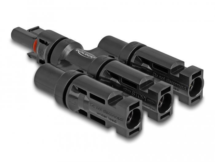 Delock DL4 Sonnen-Steckverbinder 1 x Buchse auf 3 x Stecker