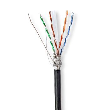 Netzwerkkabel Rolle CAT6 Solid S/FTP CCA 305,0 m Außenbereich