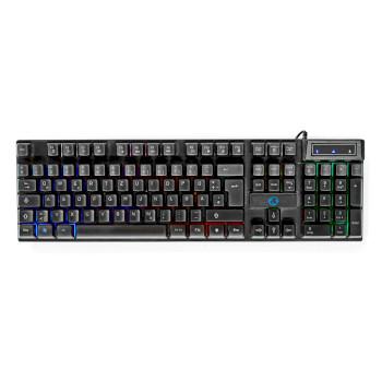 Gaming Combo Kit 5-in-1 Tastatur, Kopfhörer, Maus und Mauspad - Nedis