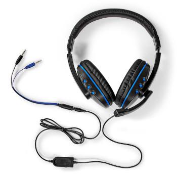 Gaming Combo Kit 5-in-1 Tastatur, Kopfhörer, Maus und Mauspad - Nedis