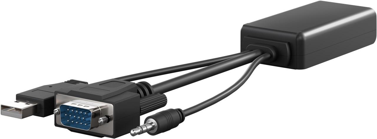 VGA/HDMI™ Adapterkabel - Goobay