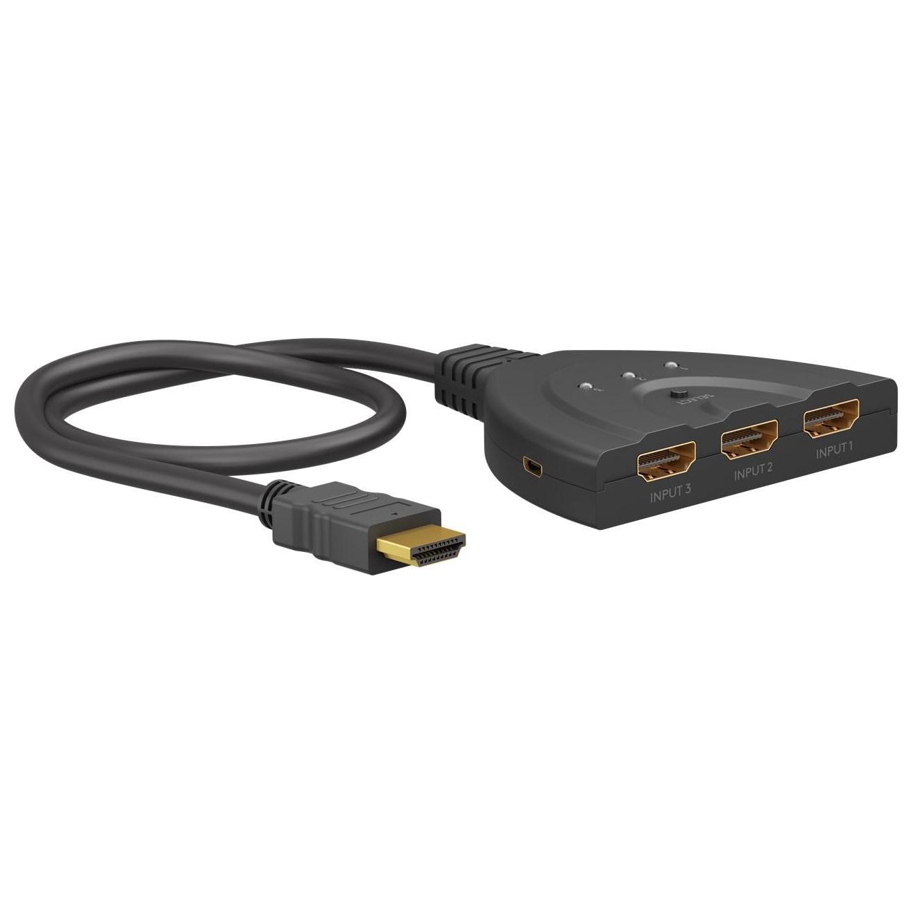 HDMI-Umschalter - 3 Anschlüsse