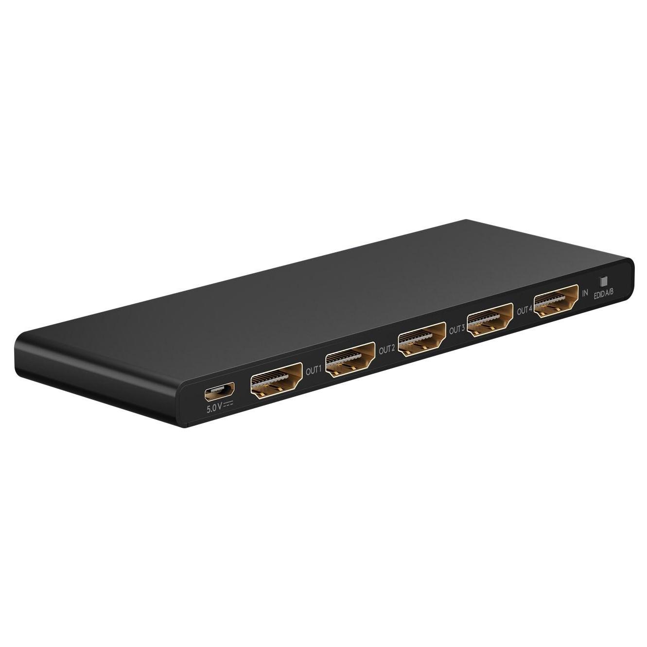 HDMI-Splitter mit 4 Anschlüssen - Goobay