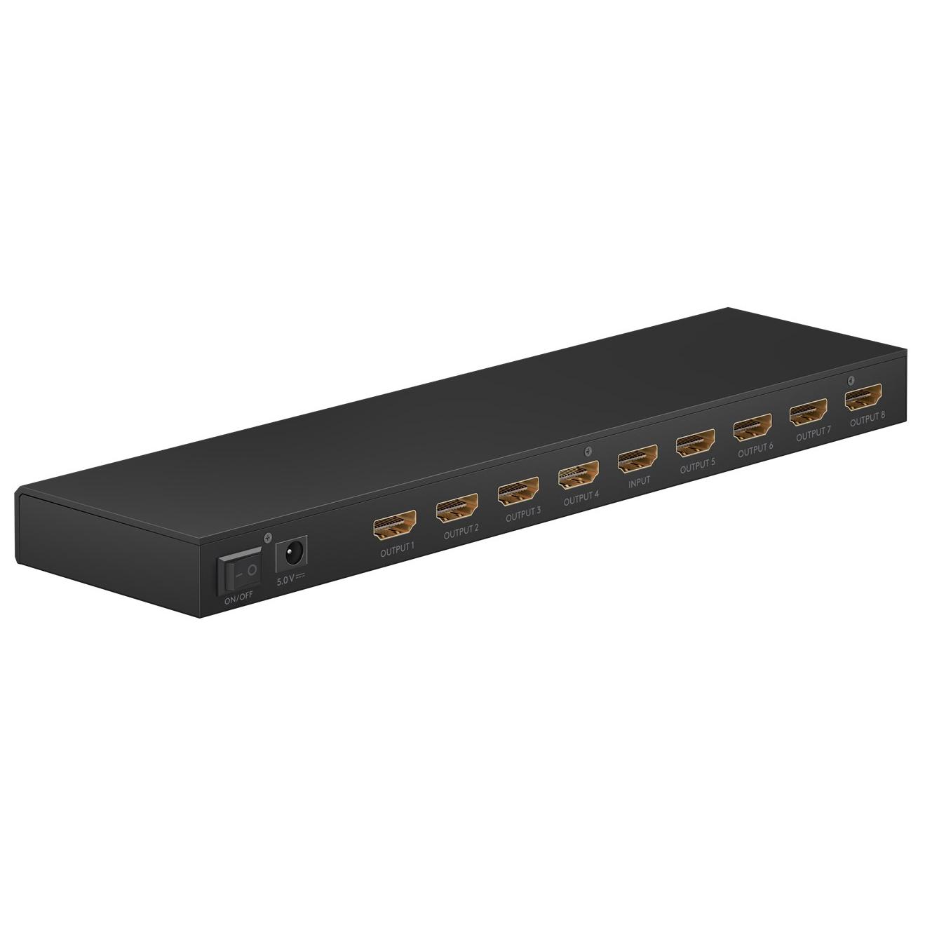 8-Port HDMI Splitter - HDMI 2.0 - 4K