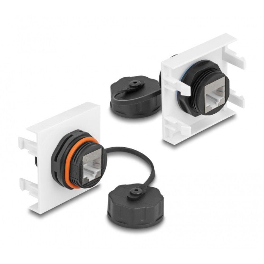 Delock Easy 45 Modul Netzwerk RJ45 Kat.6A, 45 x 45 mm - Delock