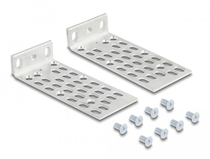 Delock Universelles Rack Montage Set 2 Stück