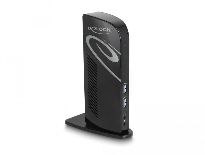 Delock USB-Dockingstation Dual DisplayPort 4K / USB 3.2 / LAN / Audio (Dis