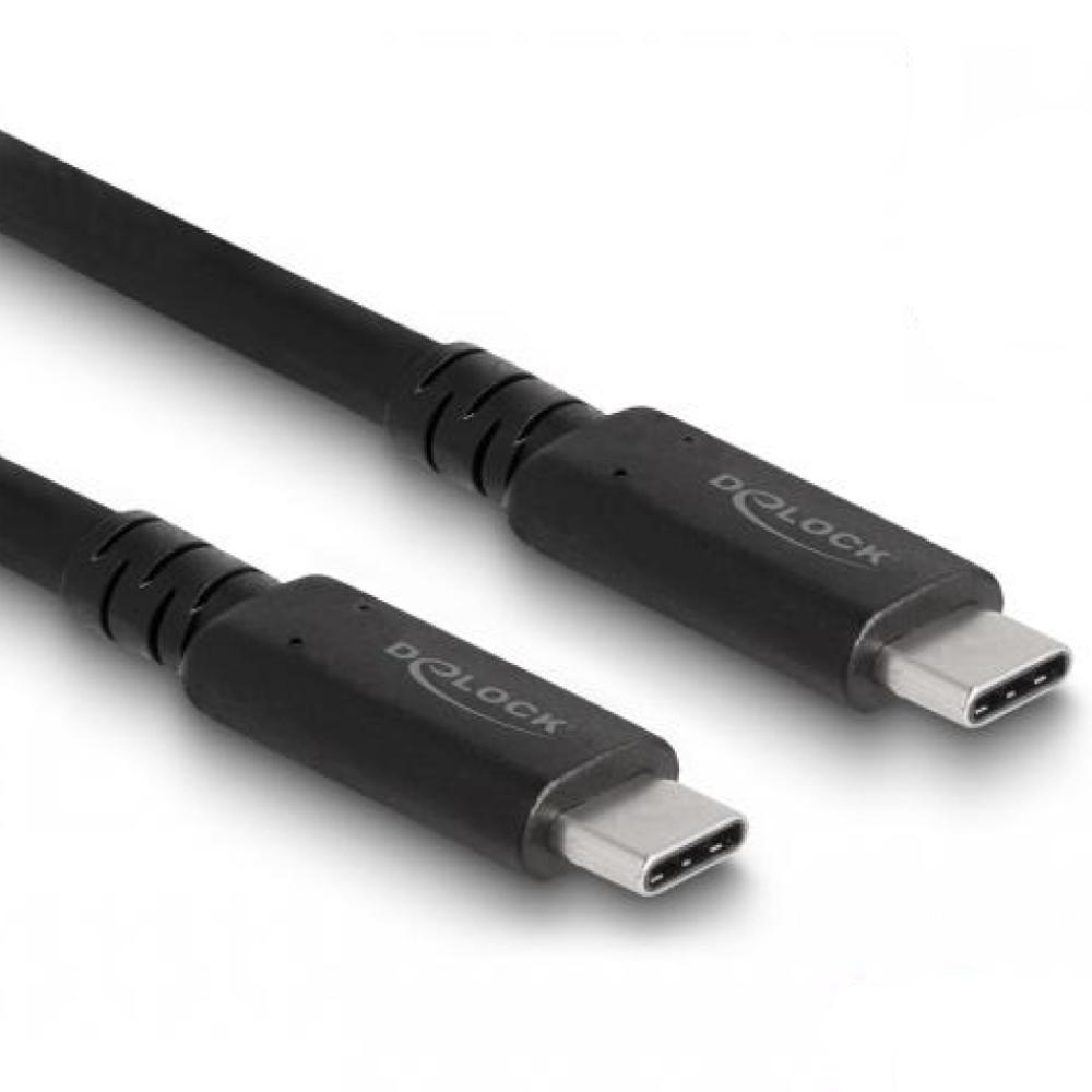 Delock USB4™ 40 Gbps Kabel koaxial 1,2 m USB PD 3.1 Erweiterter Leistungsbereich