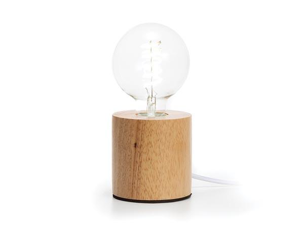 LAMP BASE - dekorativer Lampfuß - Eichenholz - Zylinder - Vellight